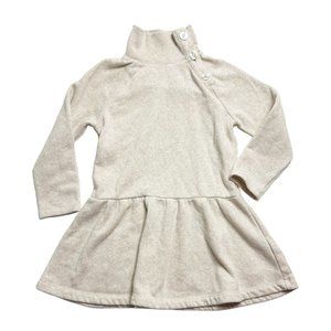 Crewcuts Oatmeal Mock Neck Long Sleeve Dress